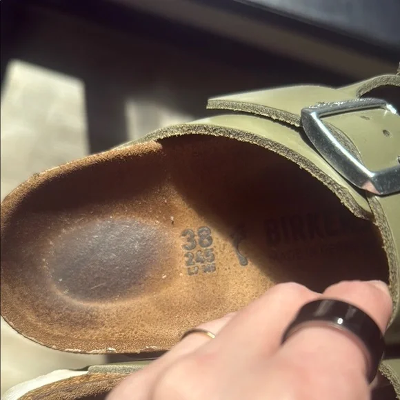 Birkenstock Olive Green Sandals - Picture 4 of 4